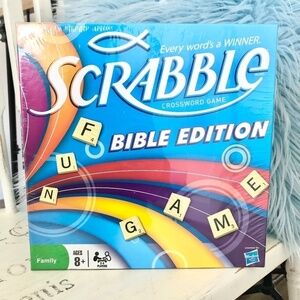 Scrabble, Bible, Edition, 2012, Crossword, Family Board Game, NEW, Sealed